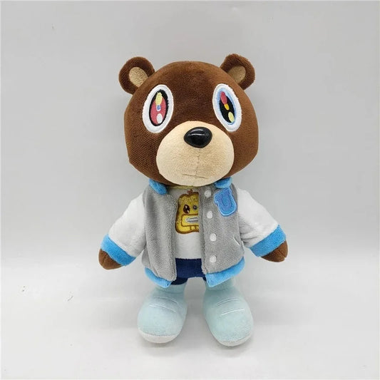 30Cm Kawaii Kanye Dropout Bear Teddy Bear Plush Toys Kanye West Graduation Soft Stuffed Home Room Decor Birthday Gift